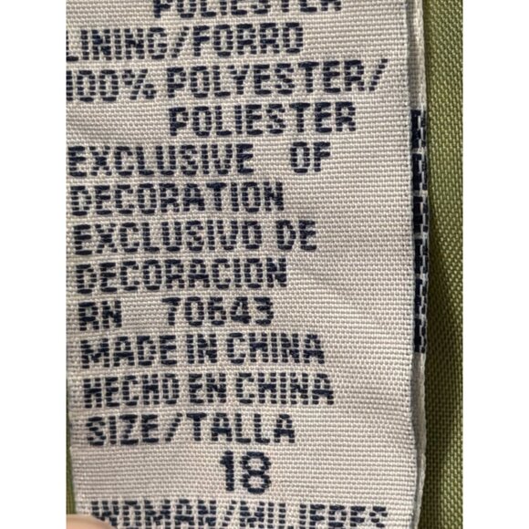 Jessica Howard Womans 2-Piece Set Size 18 Floral Embroidered Jacket & Skirt Nylo - Picture 4 of 12